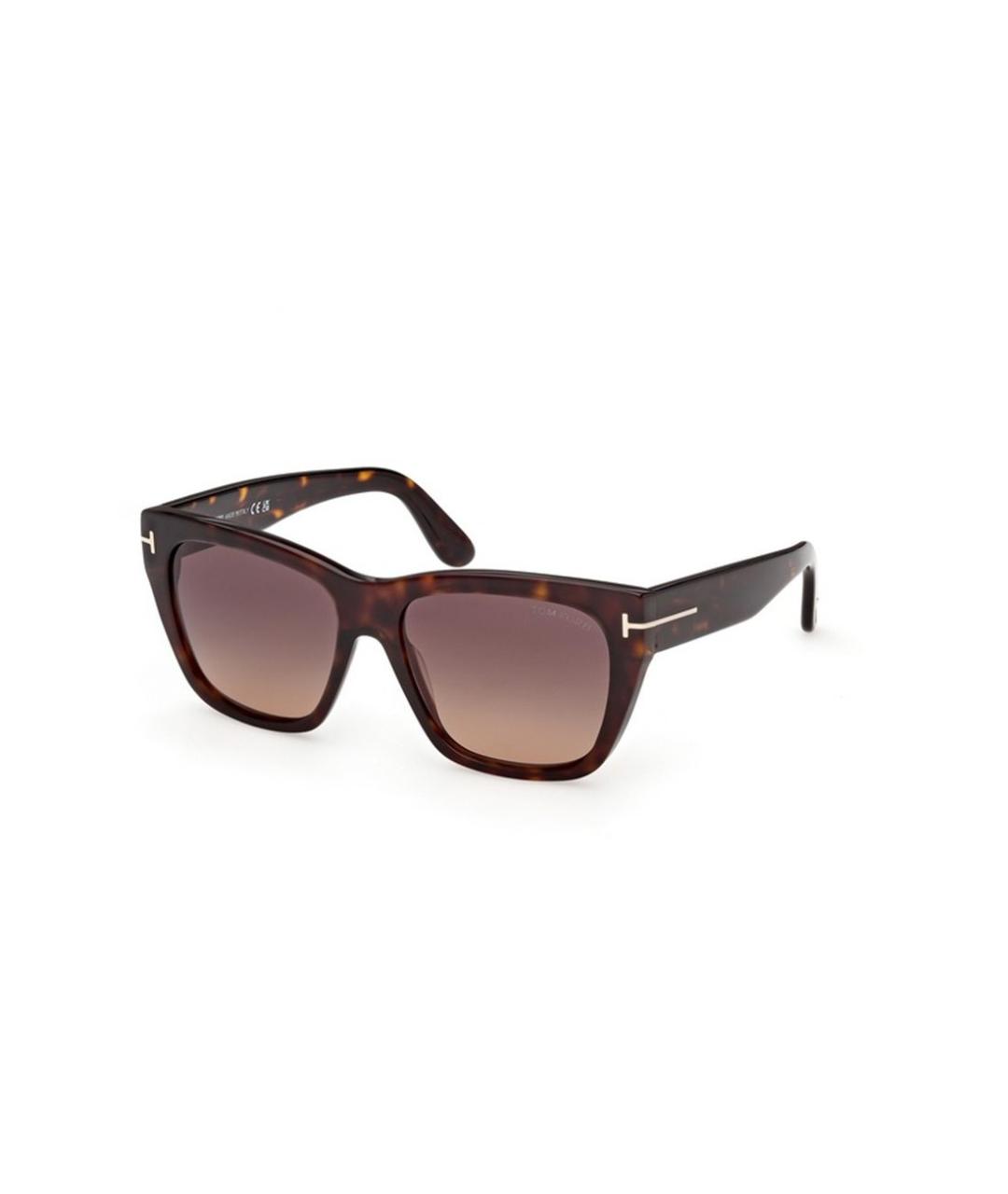 TOM FORD Бордовые солнцезащитные очки, фото 1