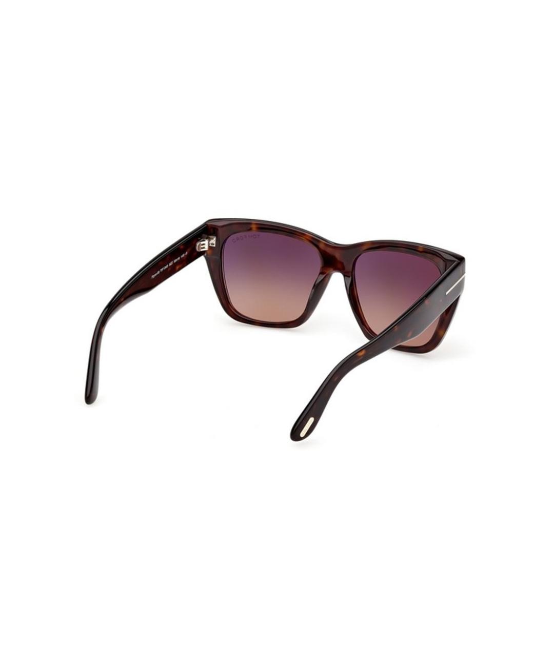 TOM FORD Бордовые солнцезащитные очки, фото 5