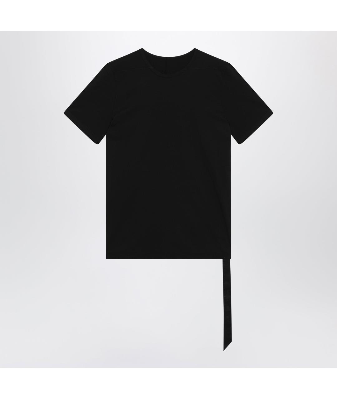 RICK OWENS DRKSHDW Черная хлопковая футболка, фото 3
