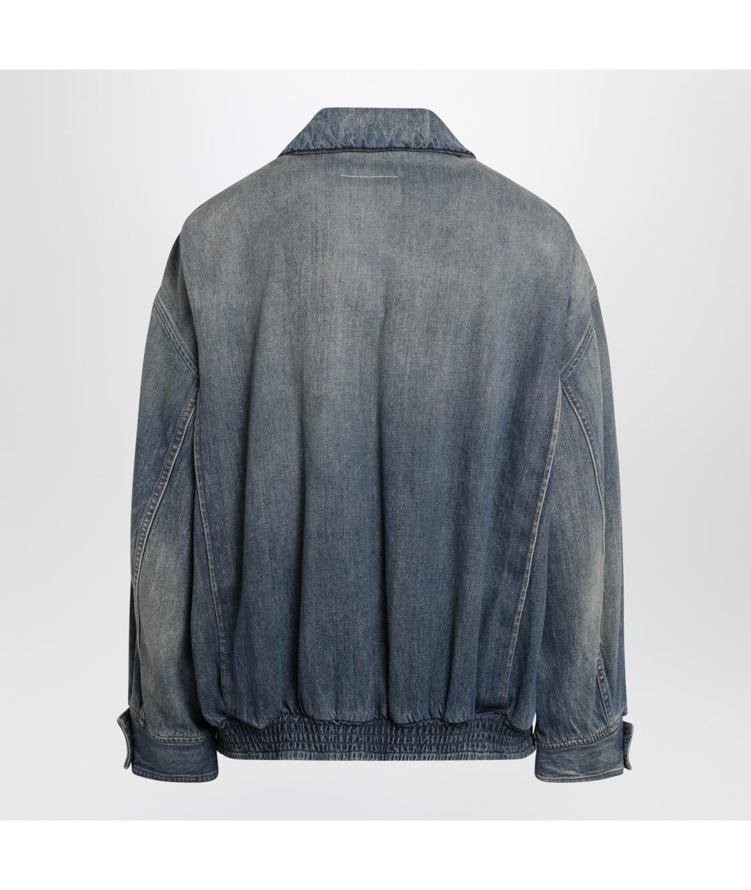 MM6 MAISON MARGIELA Синяя хлопковая куртка, фото 3