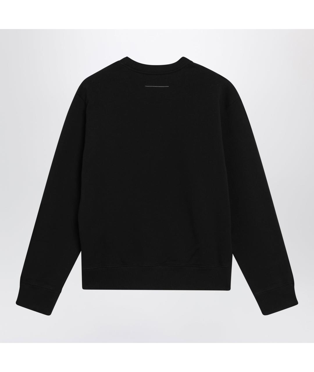 MM6 MAISON MARGIELA Черный хлопковый джемпер / свитер, фото 2