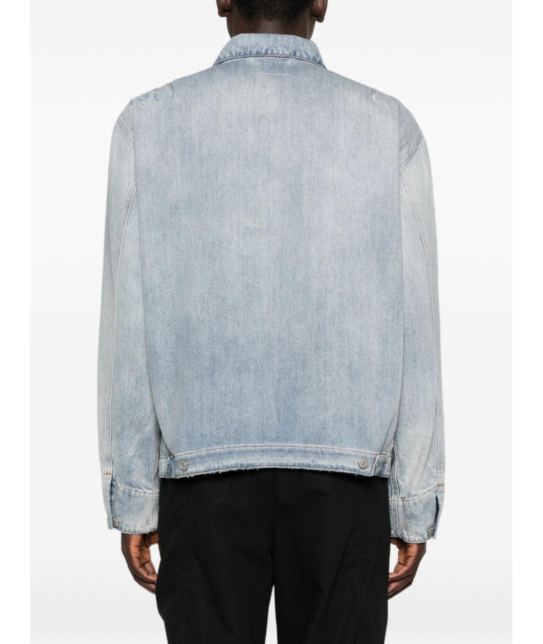 MM6 MAISON MARGIELA Синяя хлопковая куртка, фото 2