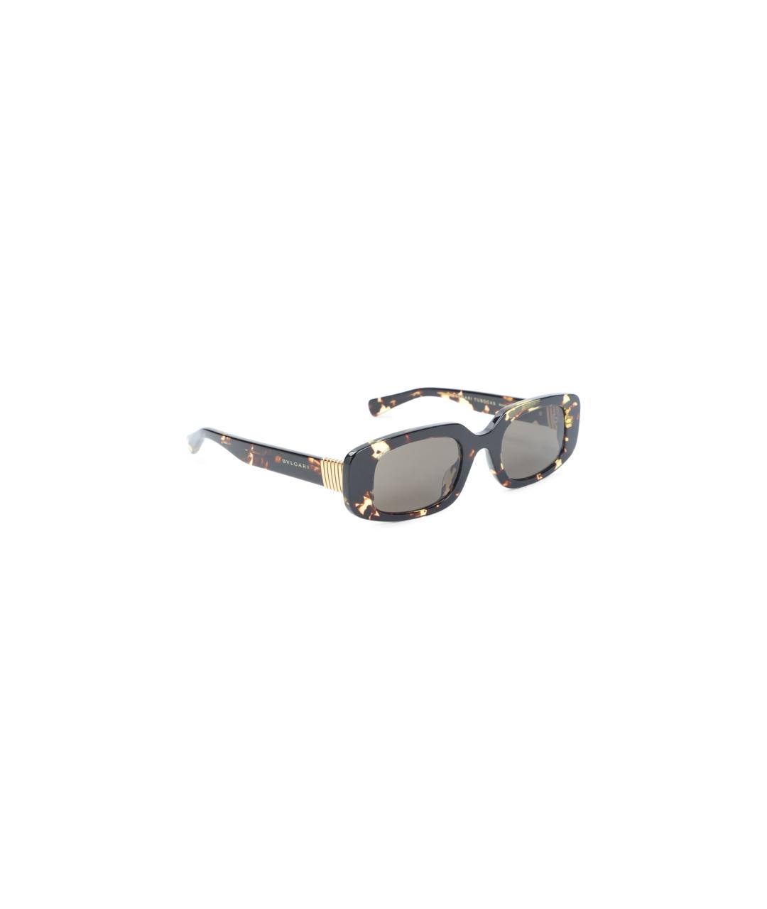 BVLGARI Коричневые солнцезащитные очки, фото 1