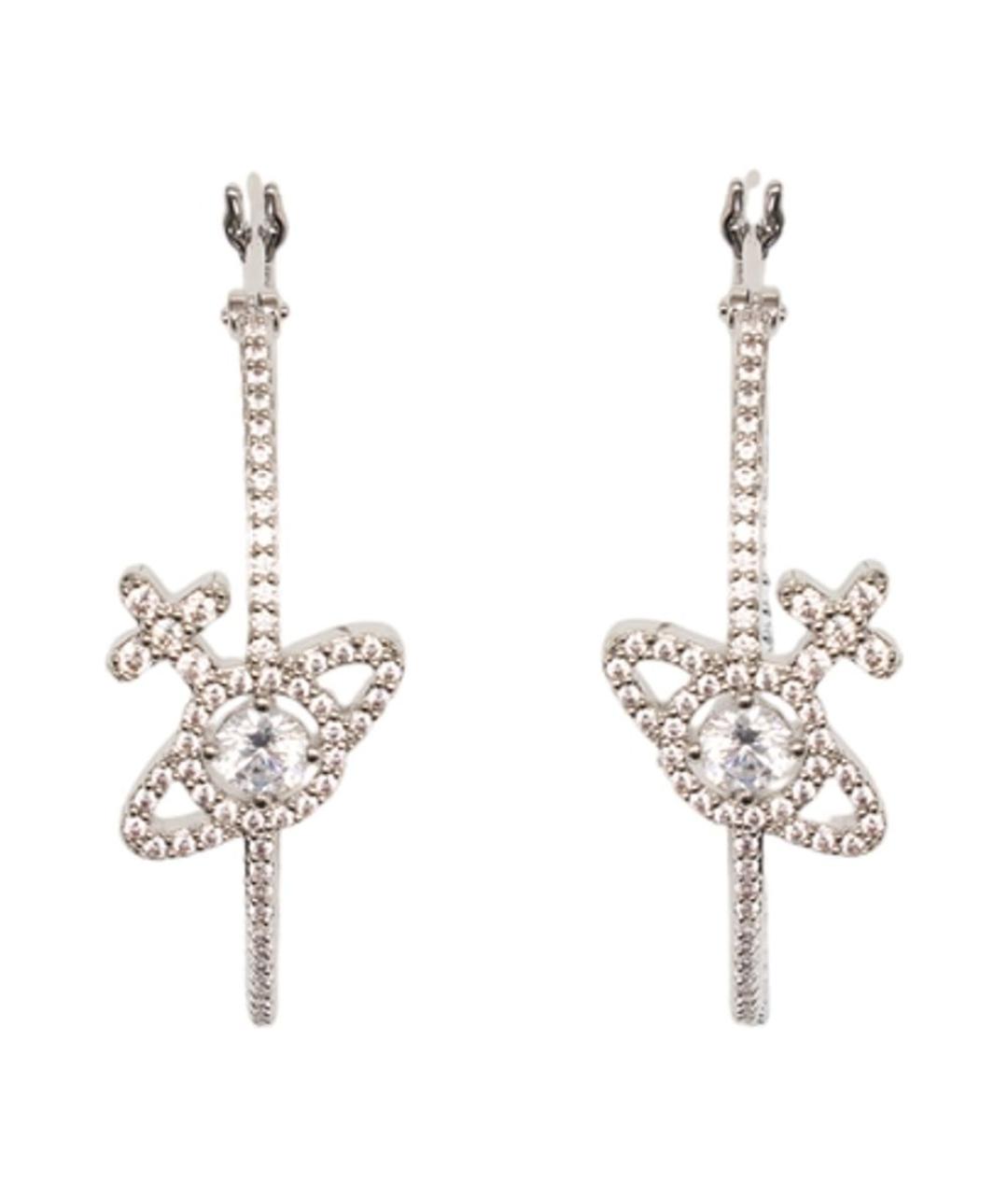 VIVIENNE WESTWOOD Серебряные металлические серьги, фото 1