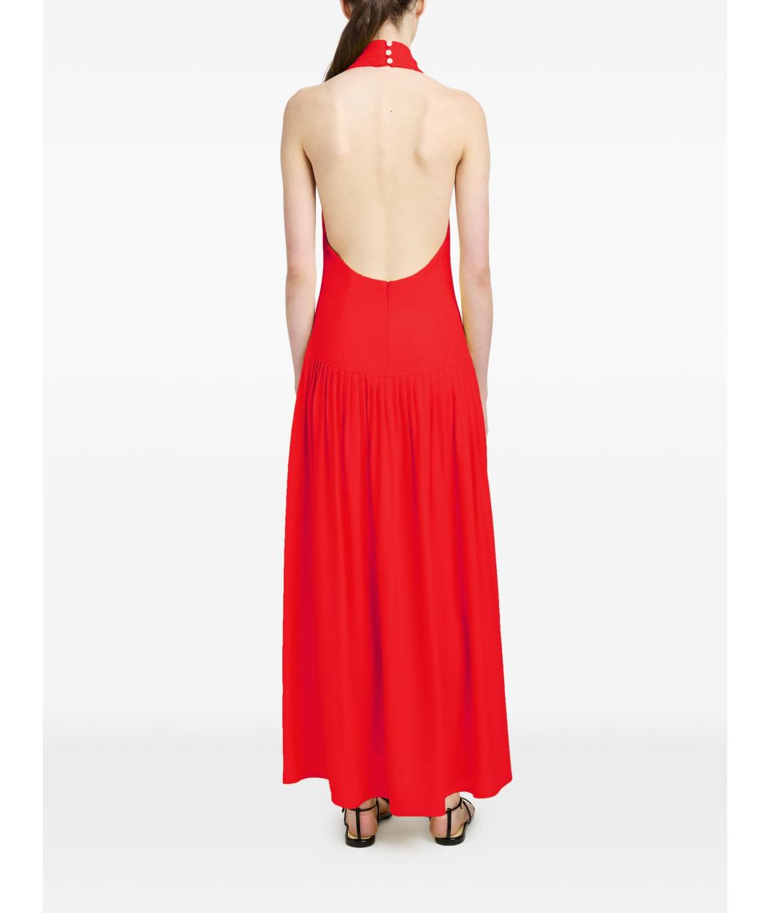 PROENZA SCHOULER Красное вискозное вечернее платье, фото 4