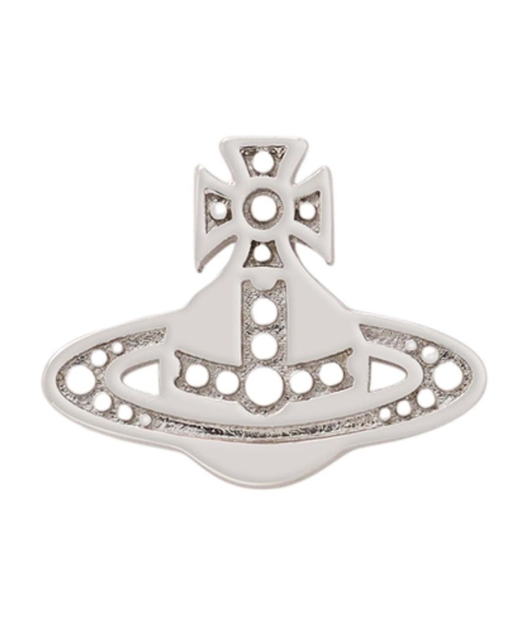 VIVIENNE WESTWOOD Серебряные металлические серьги, фото 1