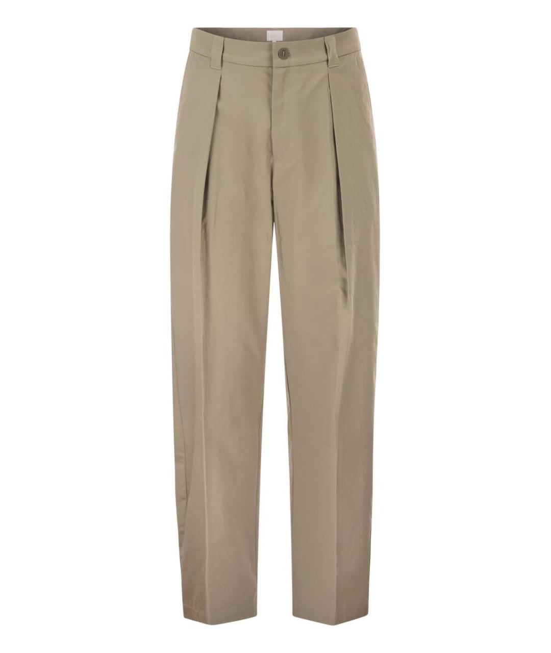 A.P.C. Бежевые хлопковые повседневные брюки, фото 1