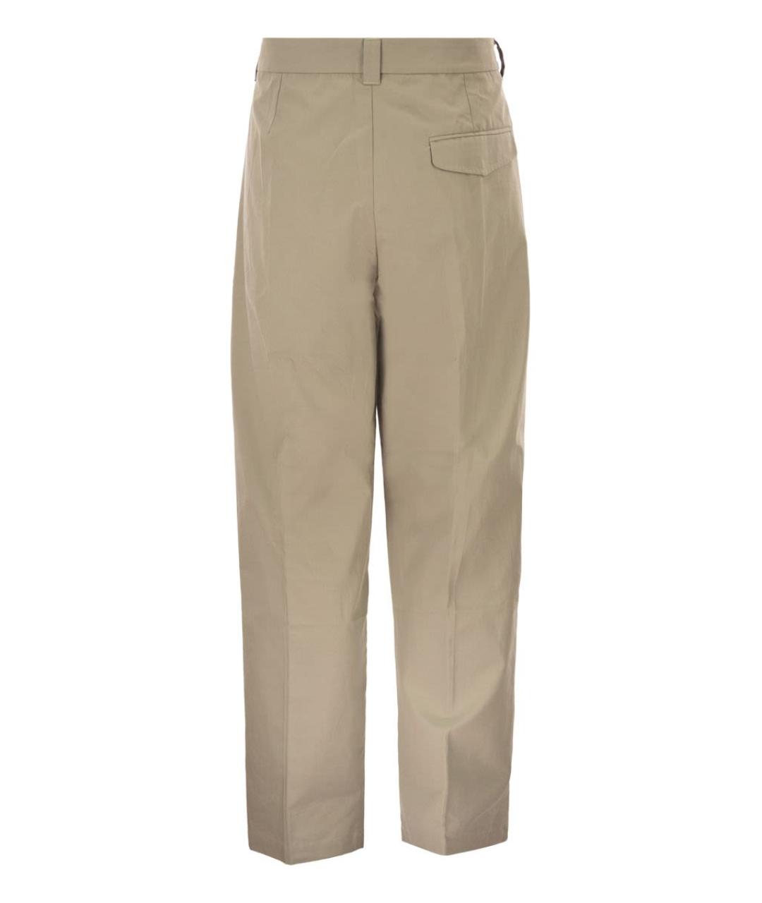 A.P.C. Бежевые хлопковые повседневные брюки, фото 2
