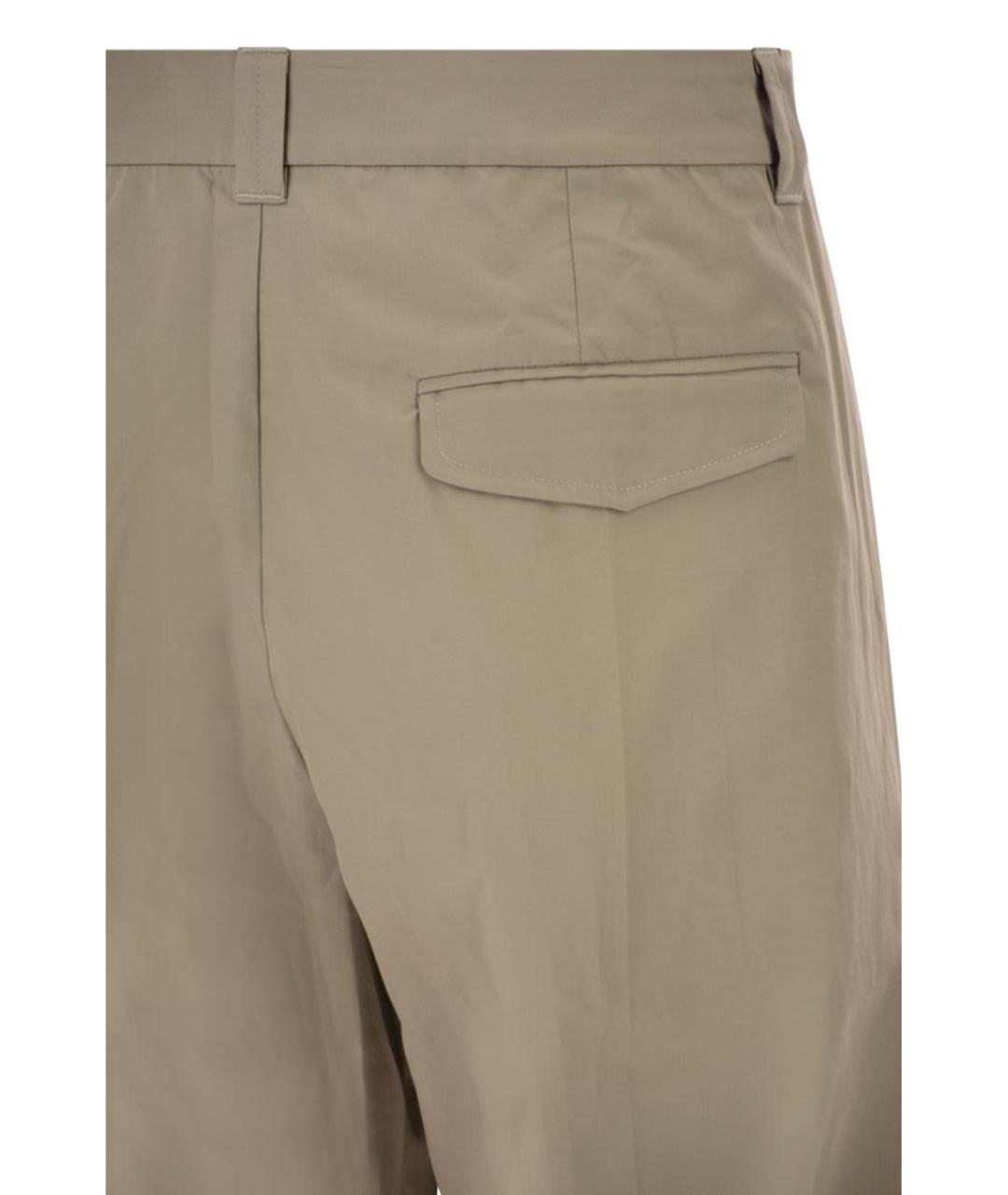 A.P.C. Бежевые хлопковые повседневные брюки, фото 4