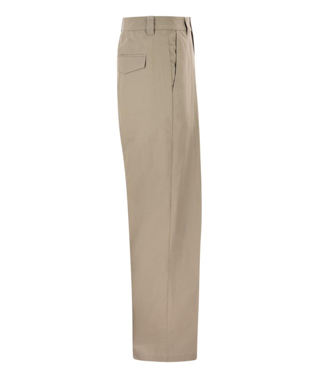 A.P.C. Бежевые хлопковые повседневные брюки, фото 3