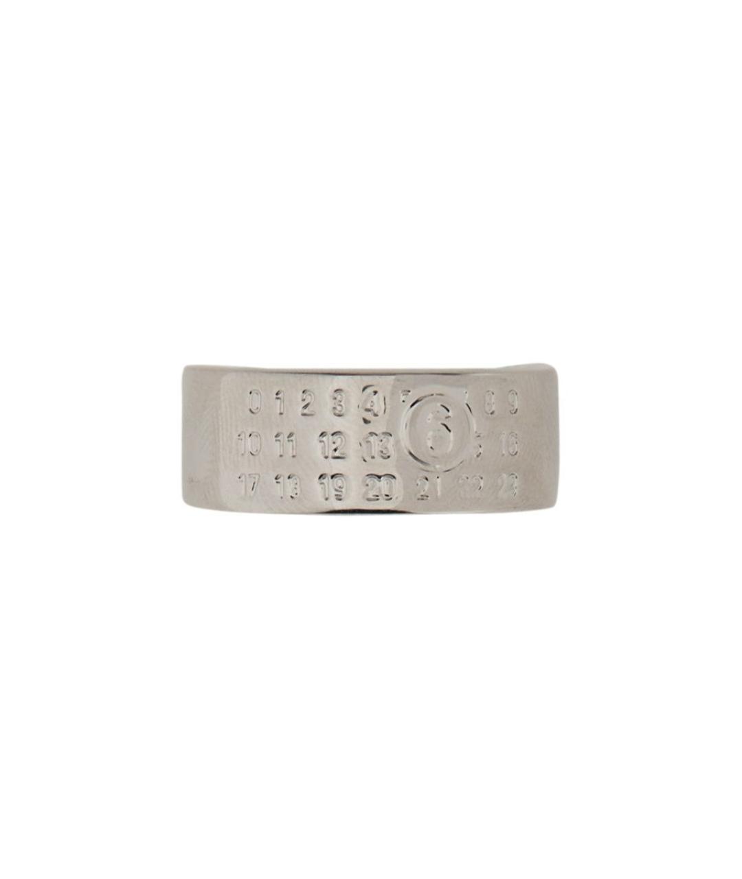 MM6 MAISON MARGIELA Серебряное металлическое кольцо, фото 1