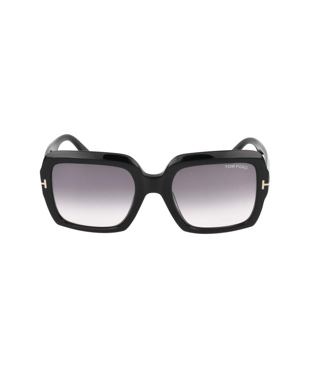 TOM FORD Черные пластиковые солнцезащитные очки, фото 2