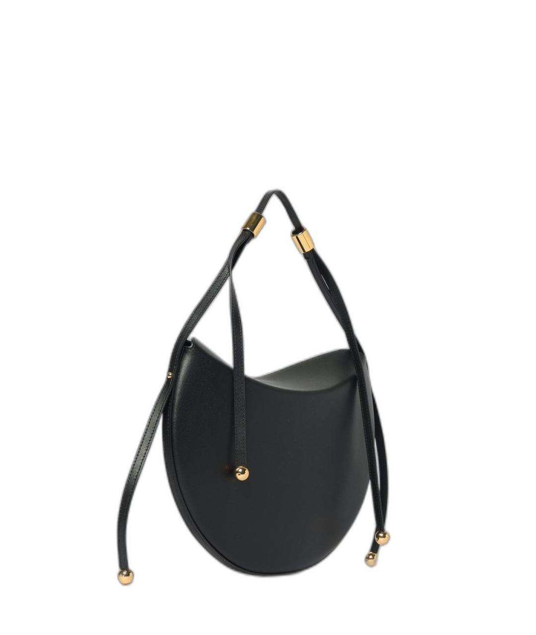 FURLA Черная кожаная сумка через плечо, фото 2