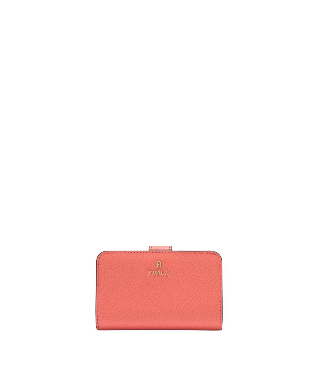 FURLA Коралловый кожаный кошелек, фото 1