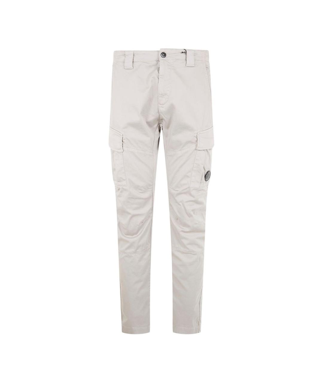CP COMPANY Серые хлопковые повседневные брюки, фото 1