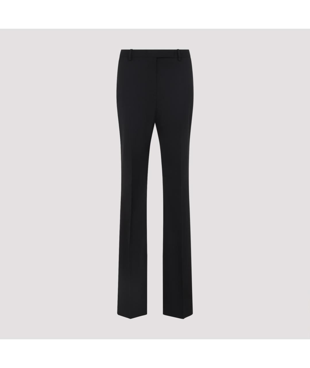 TOM FORD Черные шерстяные прямые брюки, фото 2