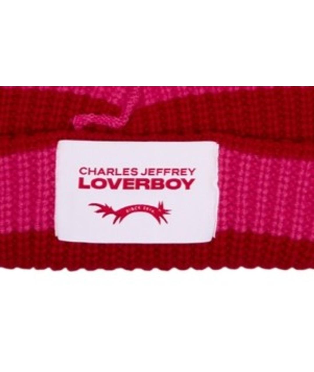 CHARLES JEFFREY LOVERBOY Розовая шерстяная шапка, фото 2