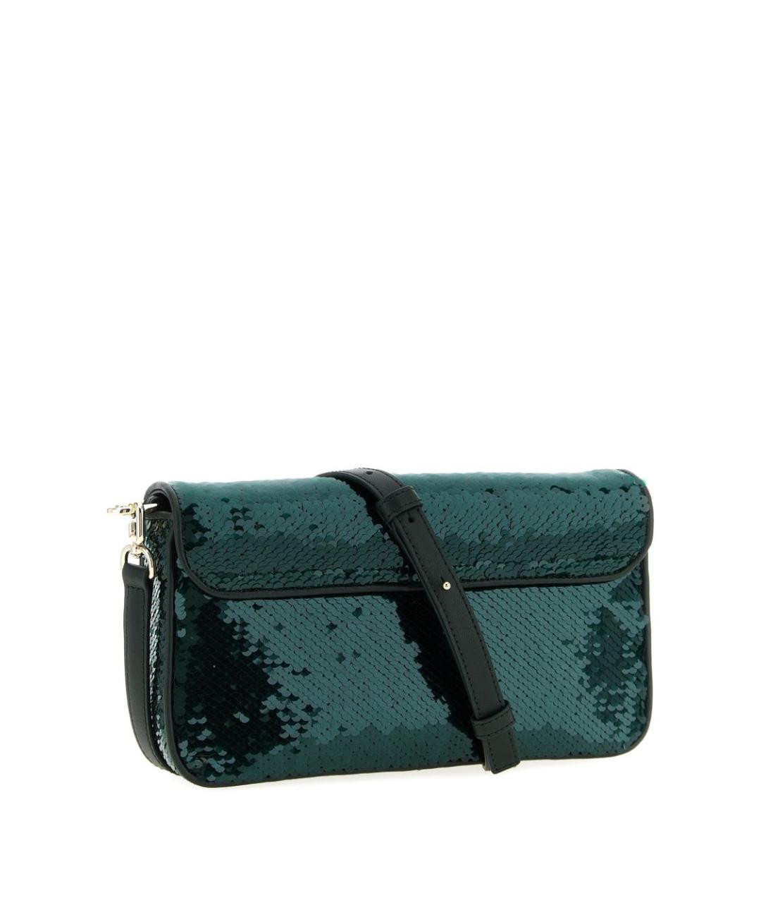 FURLA Зеленая кожаная сумка через плечо, фото 3