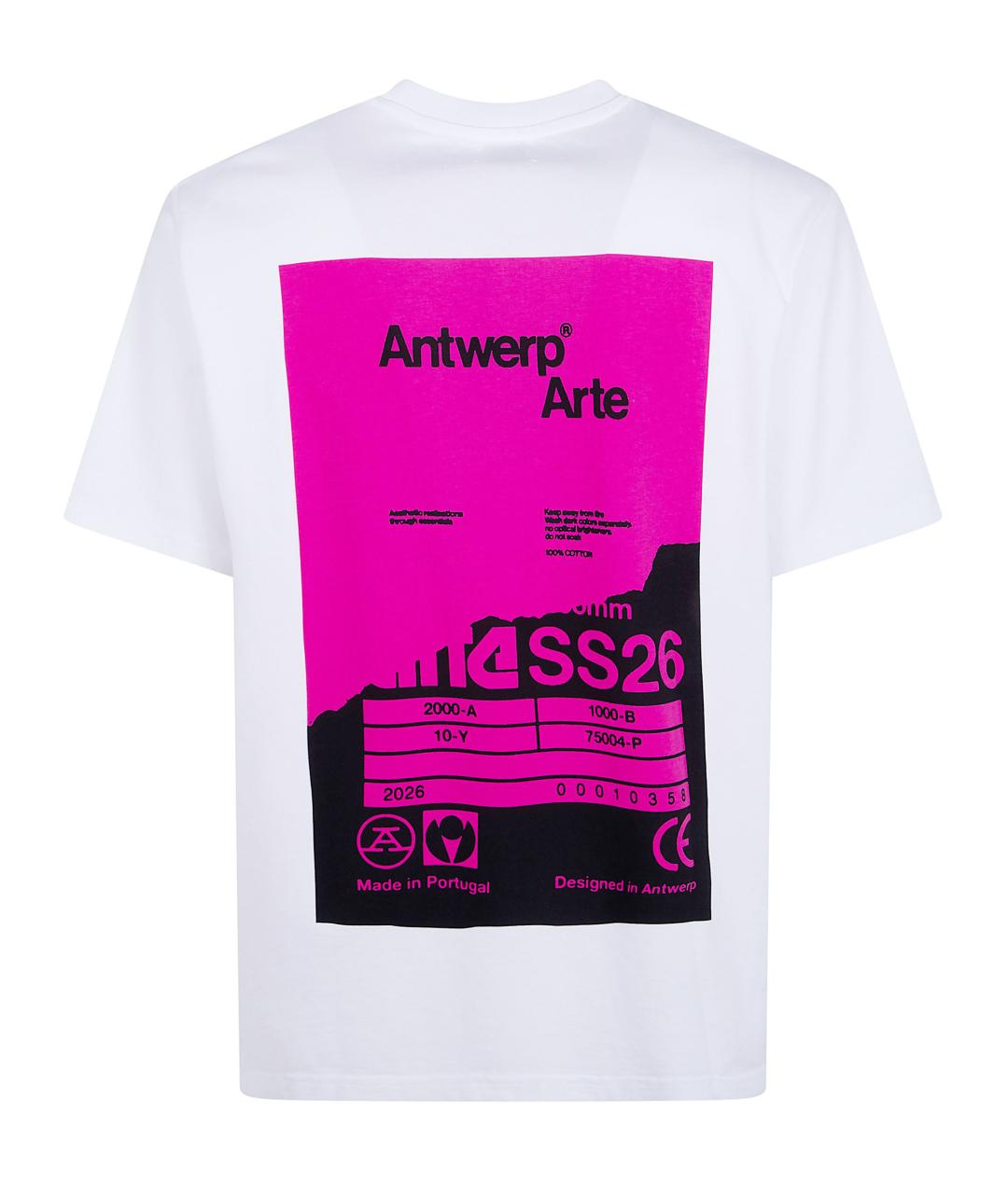 ARTE ANTWERP Белая хлопковая футболка, фото 5