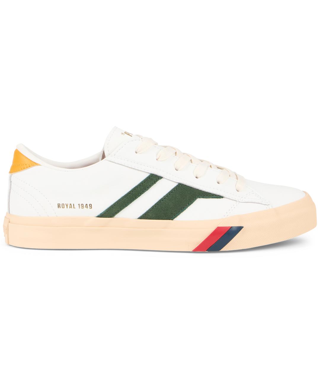 PRO-KEDS Белые кожаные низкие кроссовки / кеды, фото 1