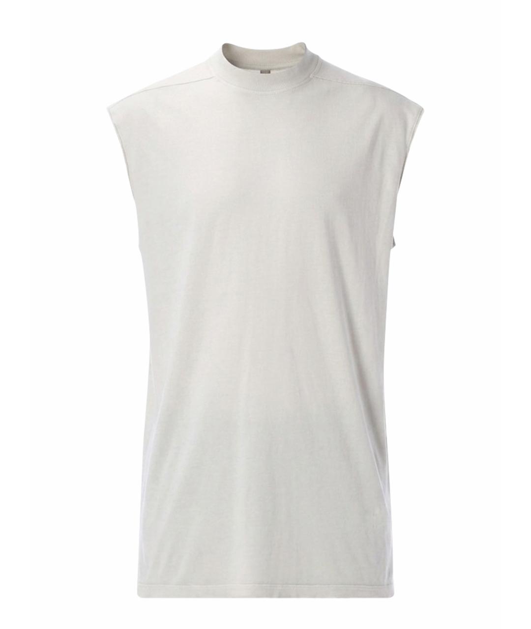 RICK OWENS DRKSHDW Белая хлопковая футболка, фото 1
