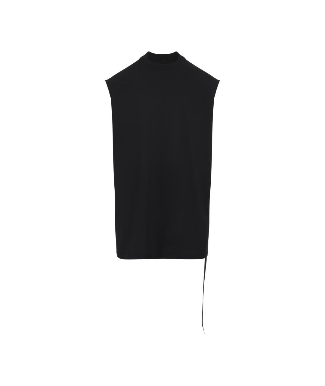 RICK OWENS DRKSHDW Черная хлопковая футболка, фото 1