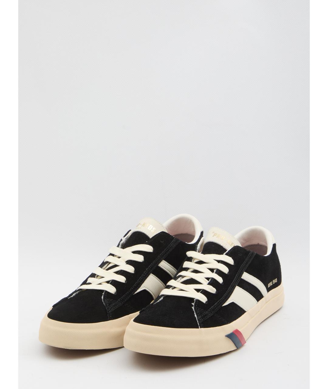 PRO-KEDS Черные замшевые низкие кроссовки / кеды, фото 2