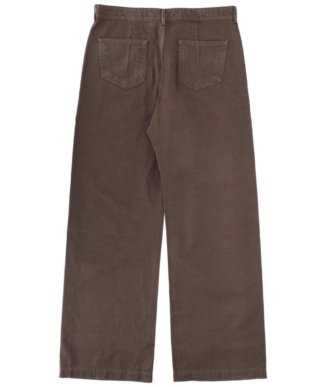 RICK OWENS DRKSHDW Серые хлопковые повседневные брюки, фото 2