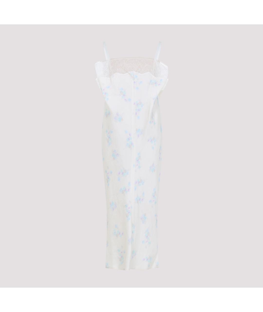 Carven Белое хлопковое повседневное платье, фото 2