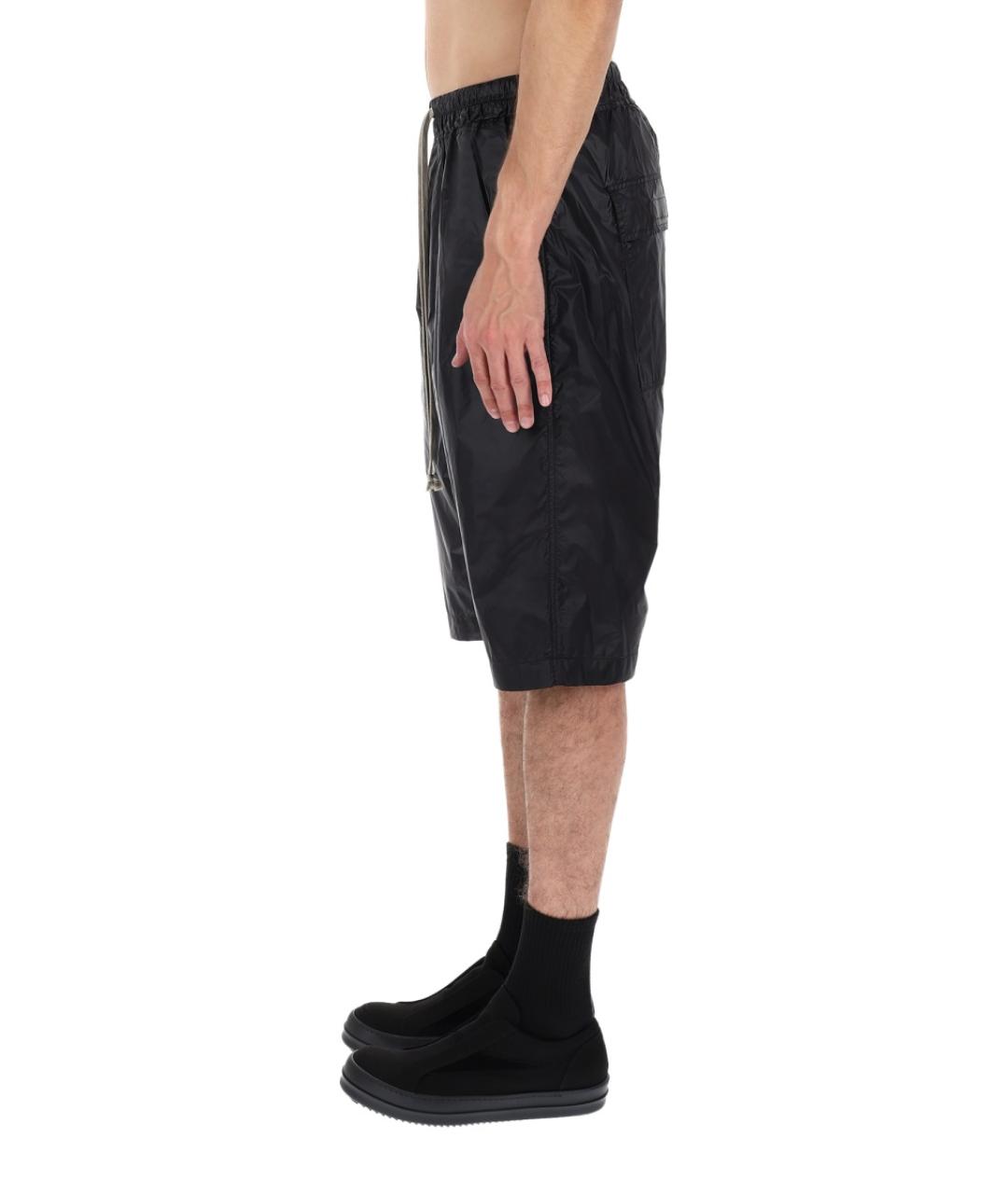 RICK OWENS DRKSHDW Черные полиамидовые шорты, фото 4