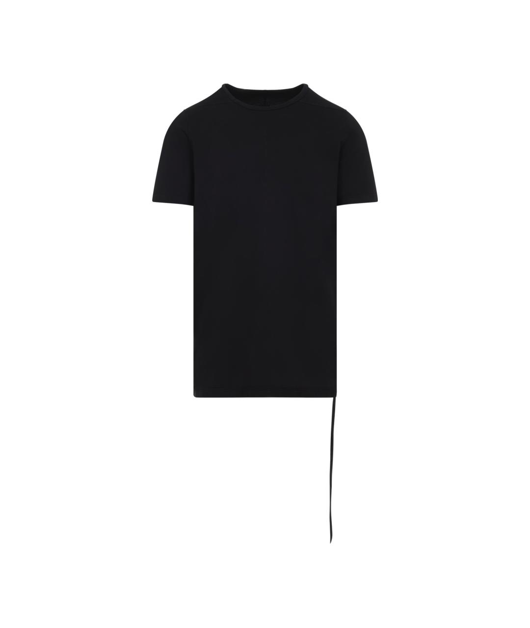 RICK OWENS DRKSHDW Черная хлопковая футболка, фото 1