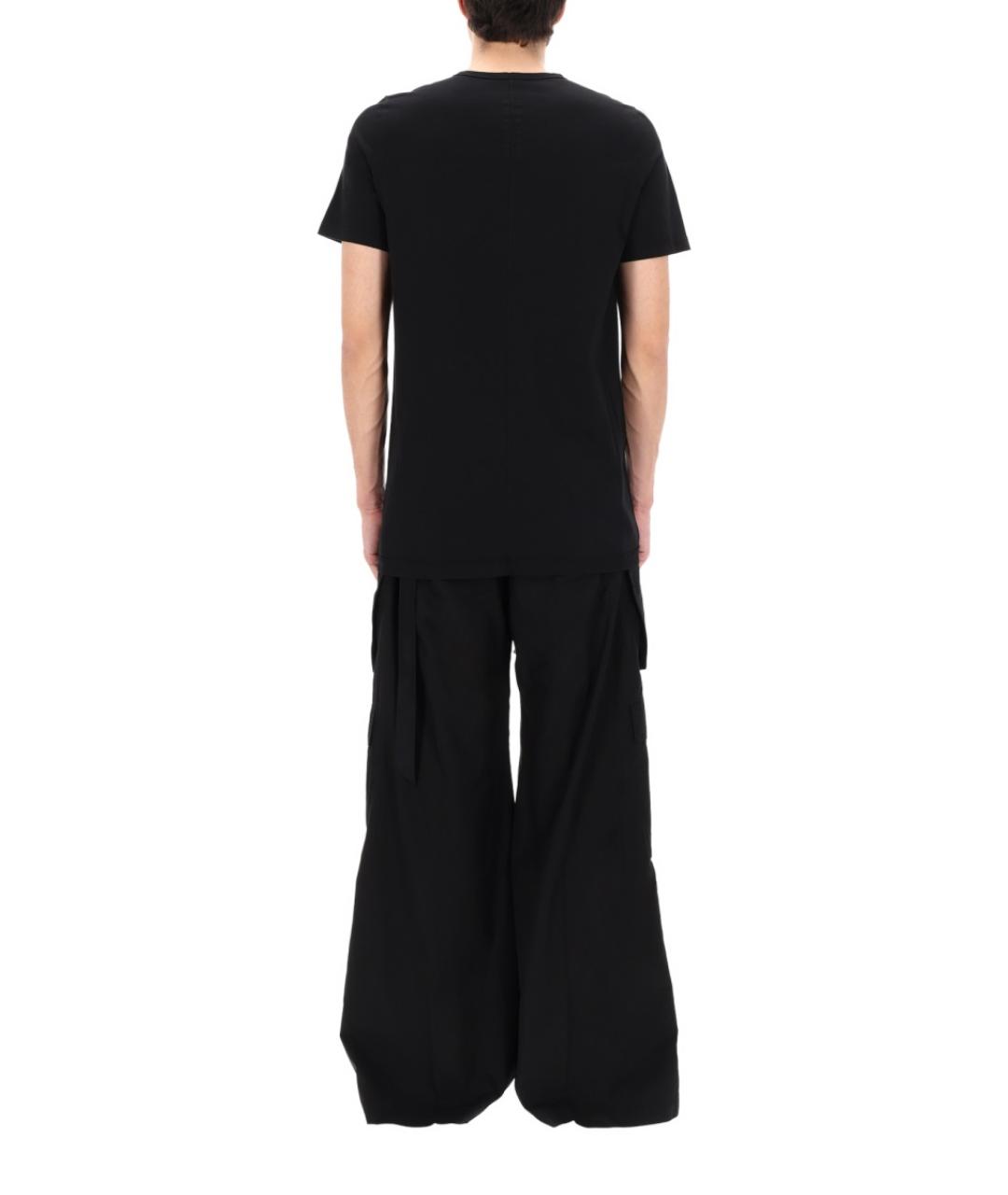 RICK OWENS DRKSHDW Черная хлопковая футболка, фото 5