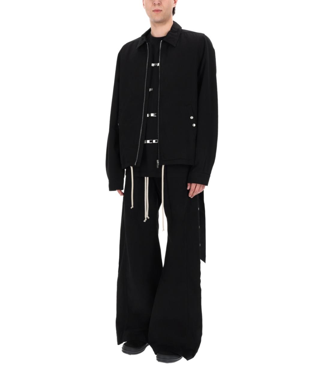 RICK OWENS DRKSHDW Черная хлопковая куртка, фото 4