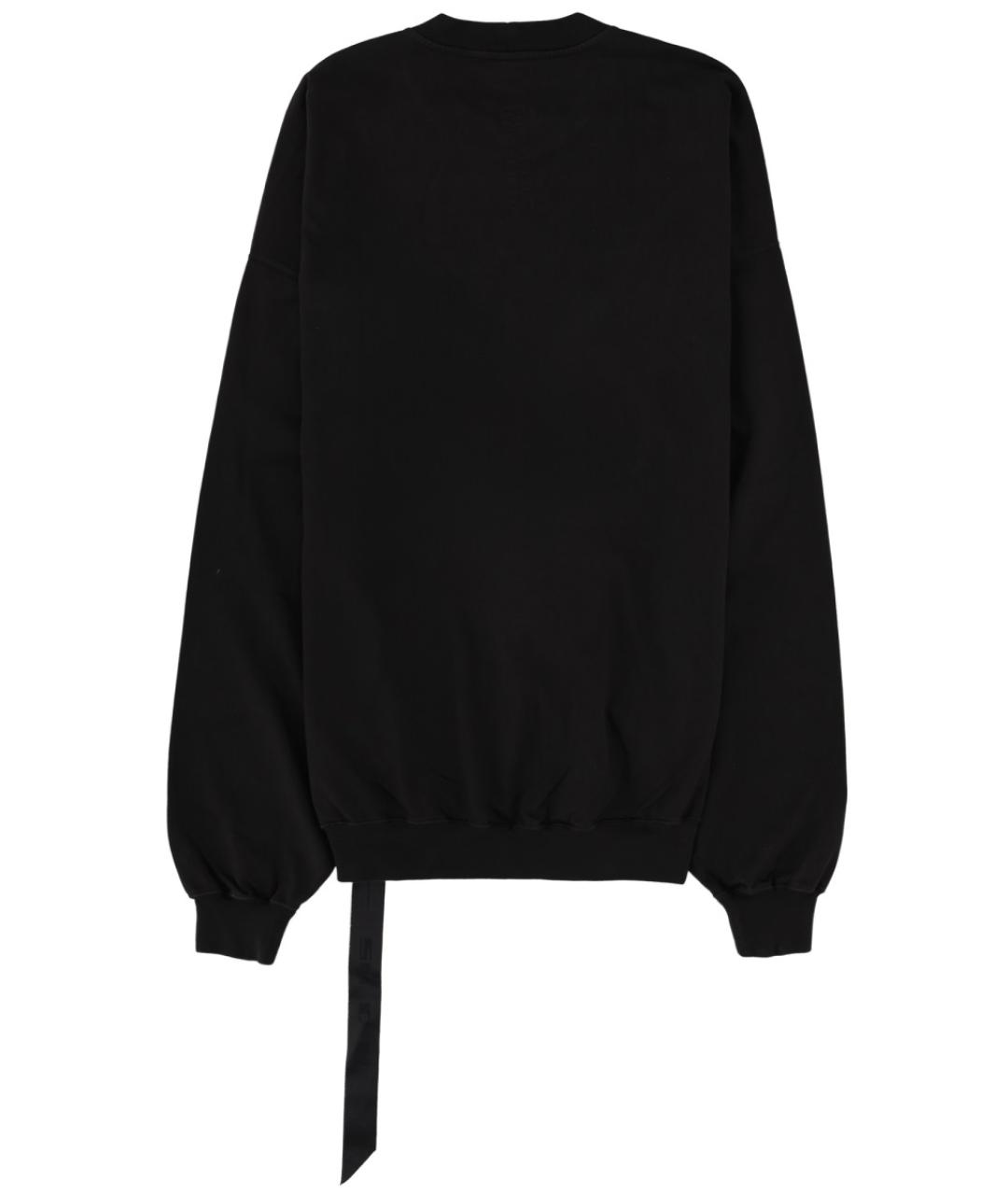RICK OWENS DRKSHDW Черный хлопковый джемпер / свитер, фото 2