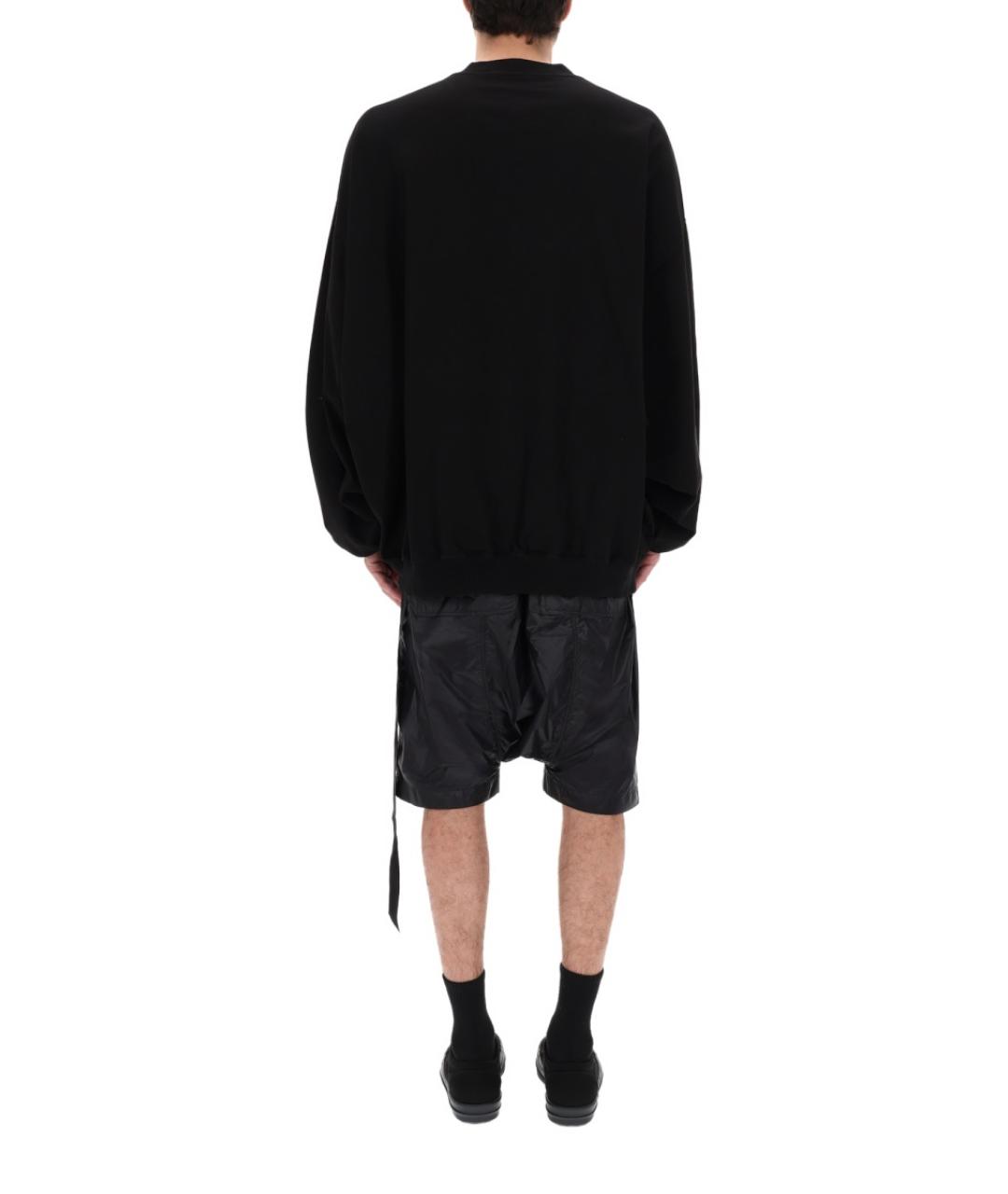 RICK OWENS DRKSHDW Черный хлопковый джемпер / свитер, фото 5