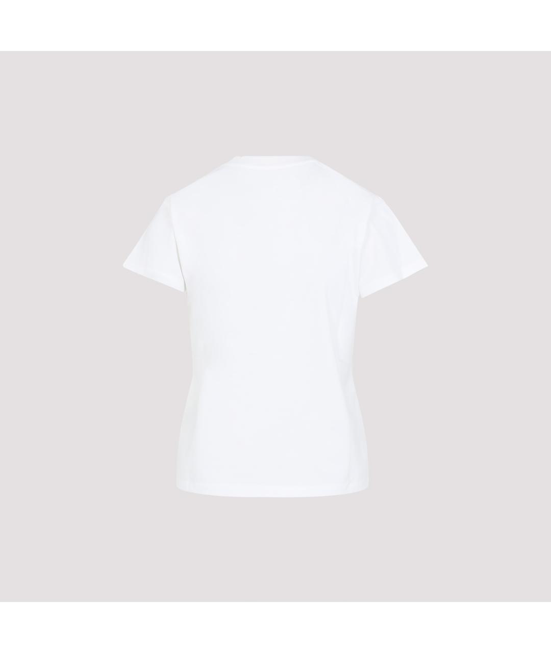MM6 MAISON MARGIELA Белая хлопковая футболка, фото 4