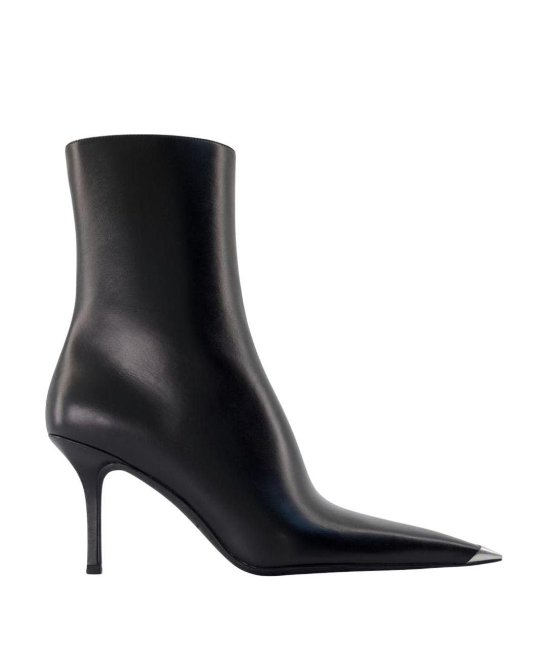 ALEXANDER WANG Черные кожаные ботильоны, фото 3