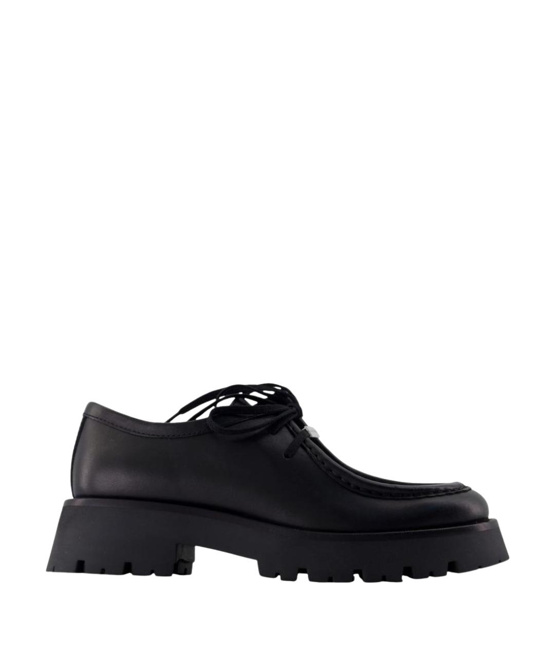 ALEXANDER WANG Черные кожаные лоферы, фото 3