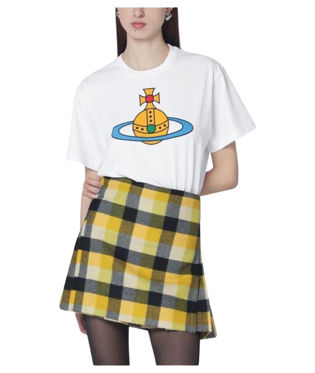 VIVIENNE WESTWOOD Белая хлопковая футболка, фото 1