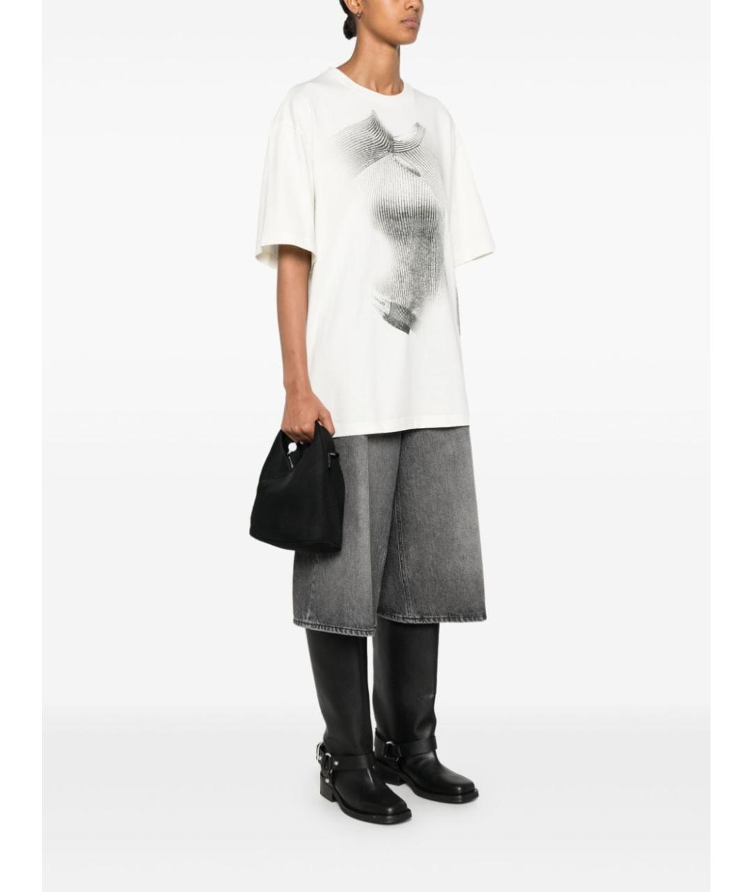 MM6 MAISON MARGIELA Черная синтетическая сумка через плечо, фото 4