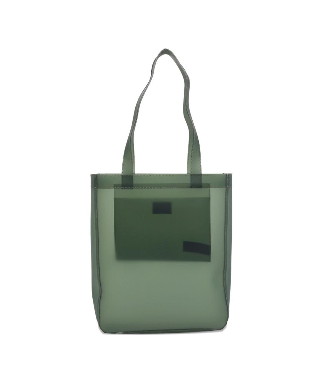A.P.C. Хаки синтетическая сумка тоут, фото 2