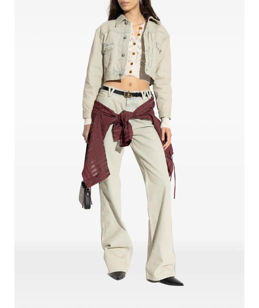 VIVIENNE WESTWOOD Синяя хлопковая куртка, фото 2