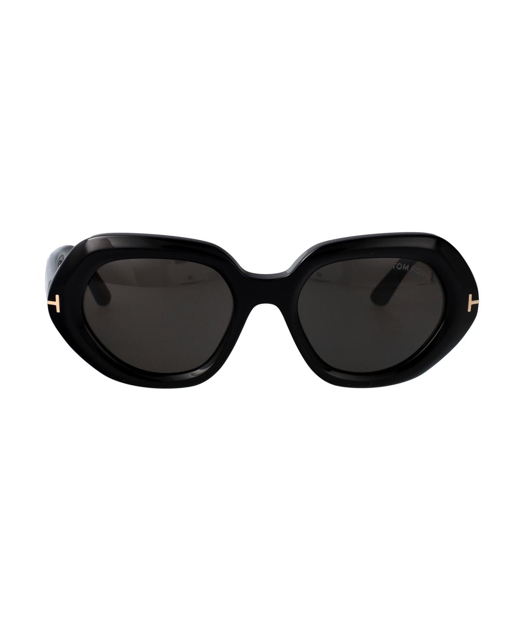 TOM FORD Черные пластиковые солнцезащитные очки, фото 2