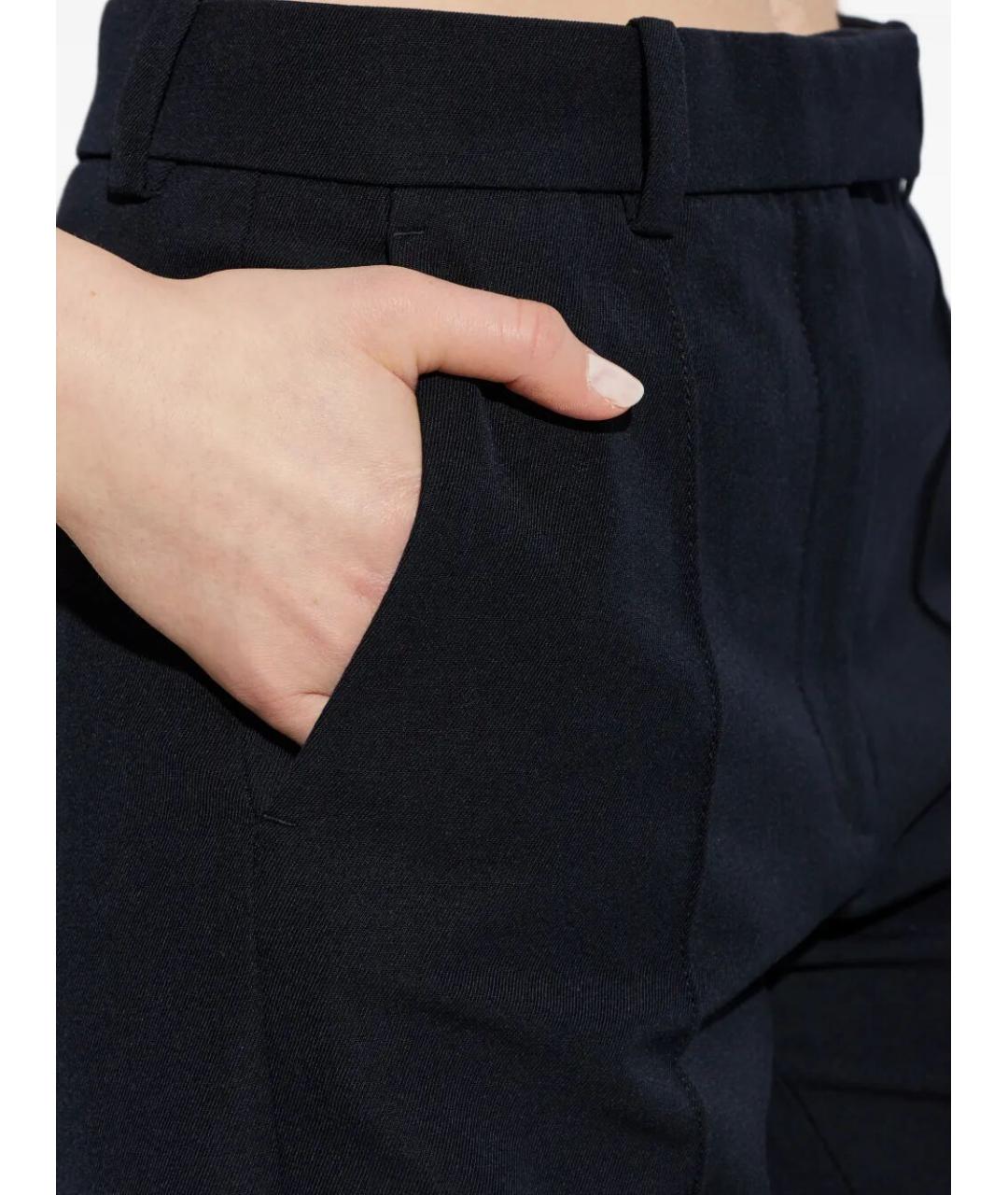 A.P.C. Синие хлопковые прямые брюки, фото 5