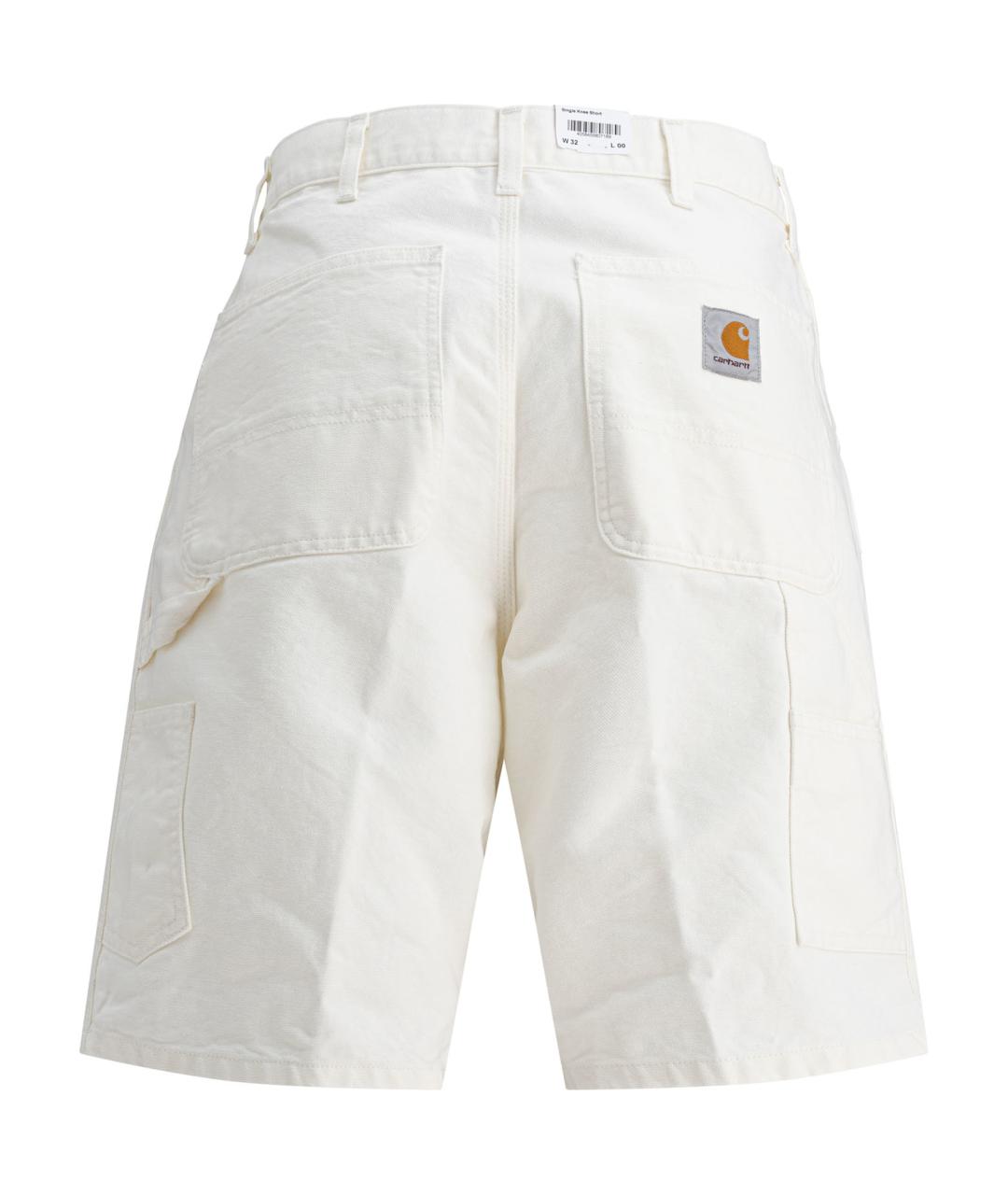 CARHARTT WIP Белые хлопковые шорты, фото 2