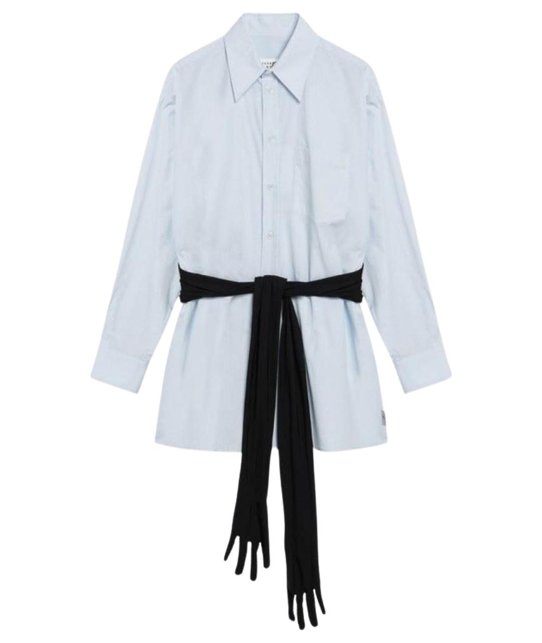 MM6 MAISON MARGIELA Голубая рубашка, фото 1