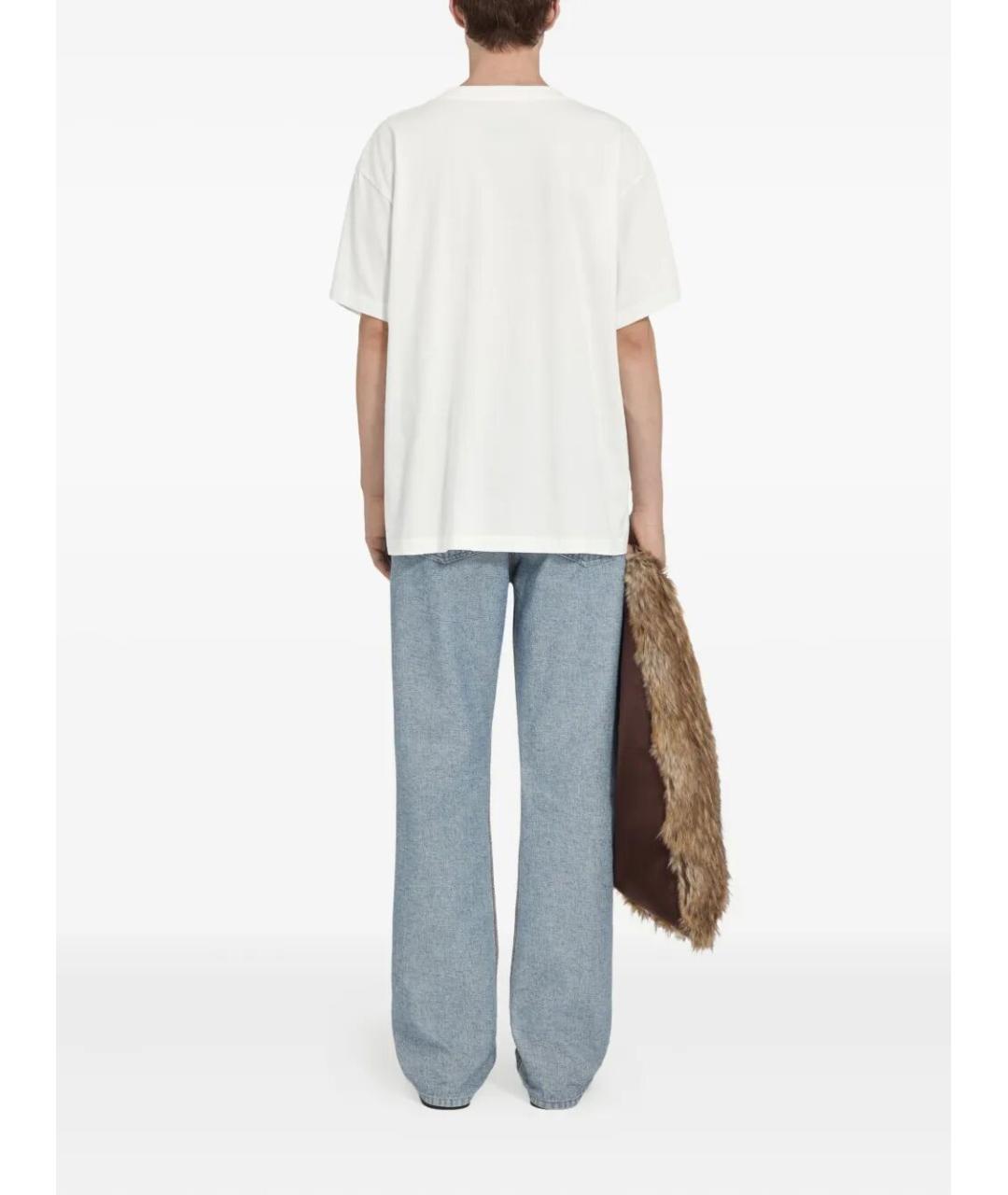 MM6 MAISON MARGIELA Белая хлопковая футболка, фото 2