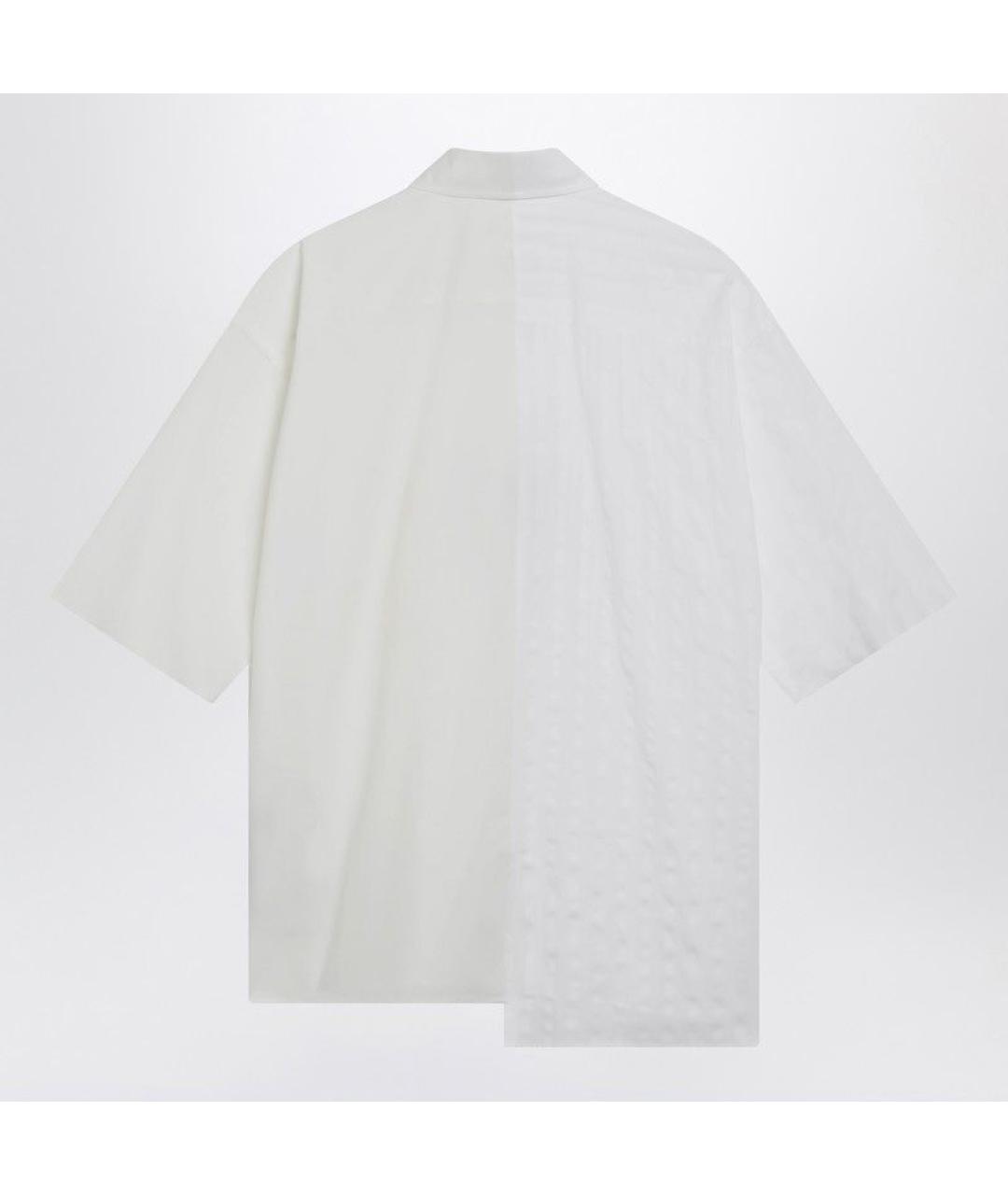 MM6 MAISON MARGIELA Белая хлопковая кэжуал рубашка, фото 2