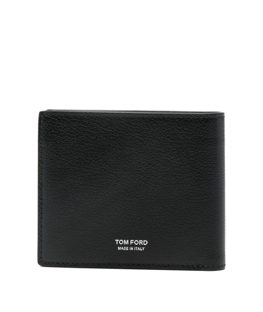 TOM FORD Черный кожаный кошелек, фото 3