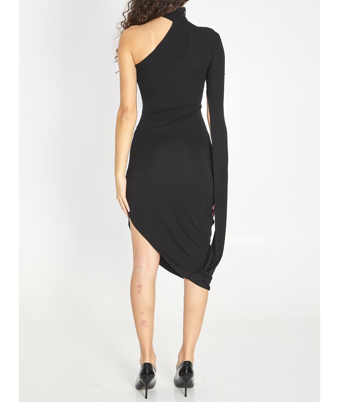 ALEXANDER WANG Черное вискозное повседневное платье, фото 4